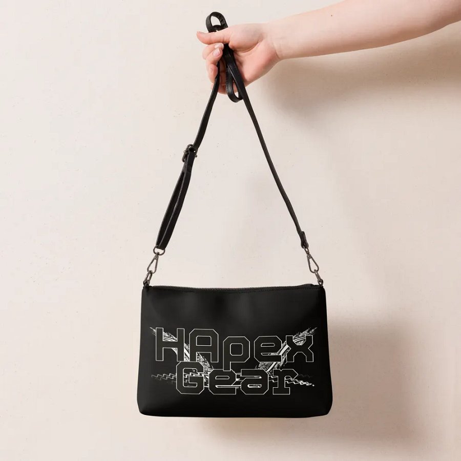 Crossbody Bag - Black - Black HApex Gear White Logo product image (7)