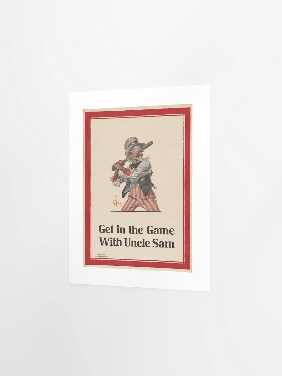 Get in the Game With Uncle Sam by J.C. Leyendecker (1917) - Print product image (2)