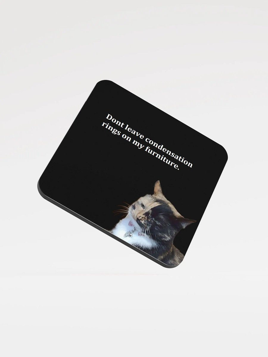 Threatening Lyra Glossed Cork Drink Coaster product image (2)