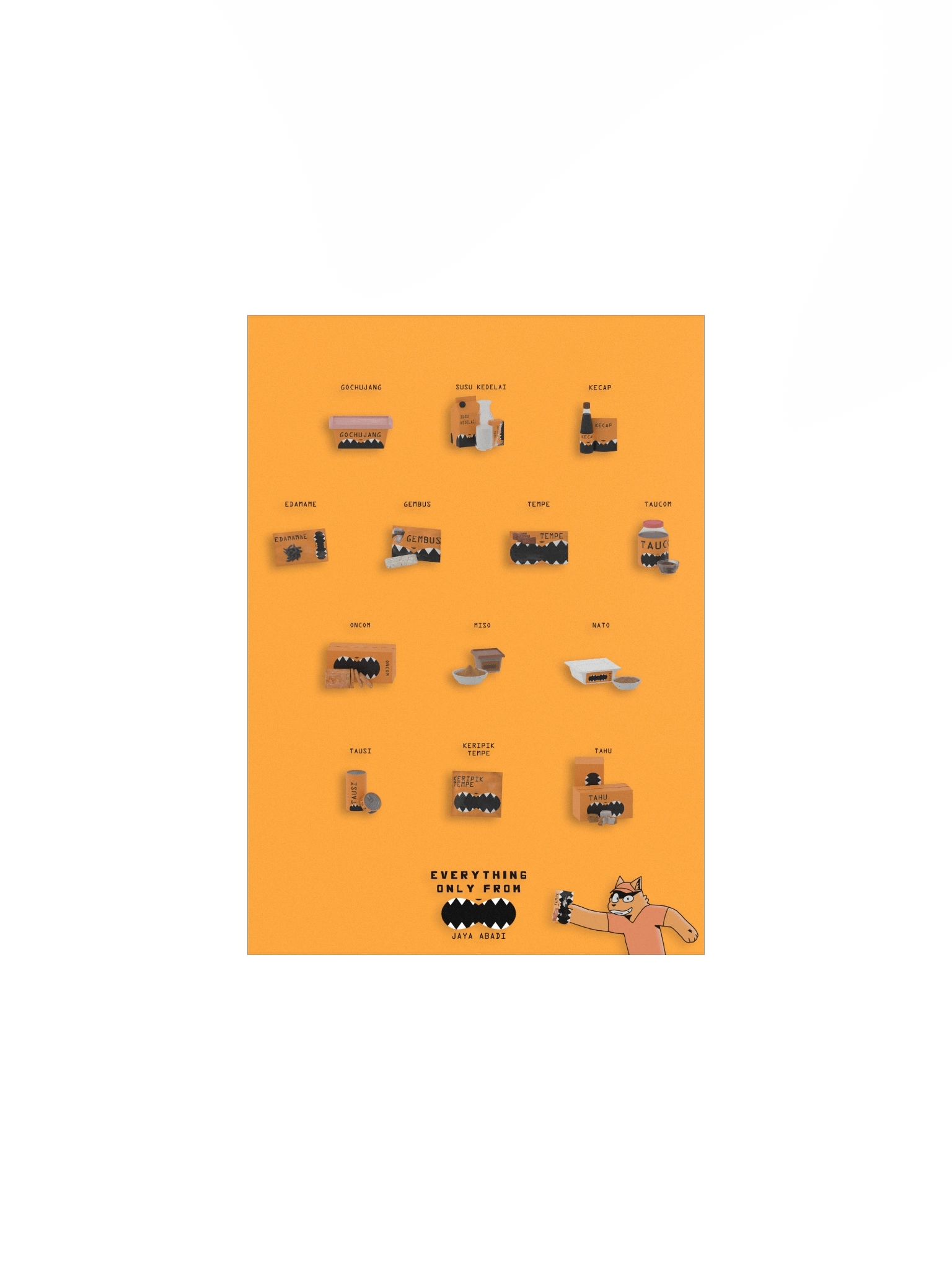 MMA | Jaya Abadi Food Selection Poster (Paper) product image (2)