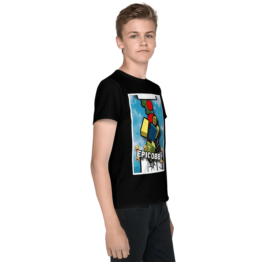 Epic Obby Adventure Youth T-Shirt product image (8)