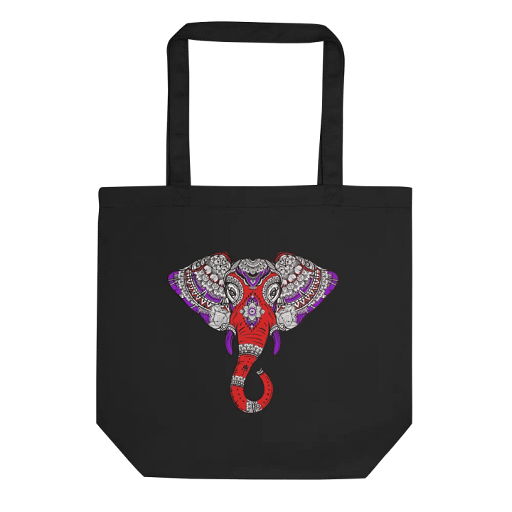 Indian Elephant Canvas Tote product image (1)