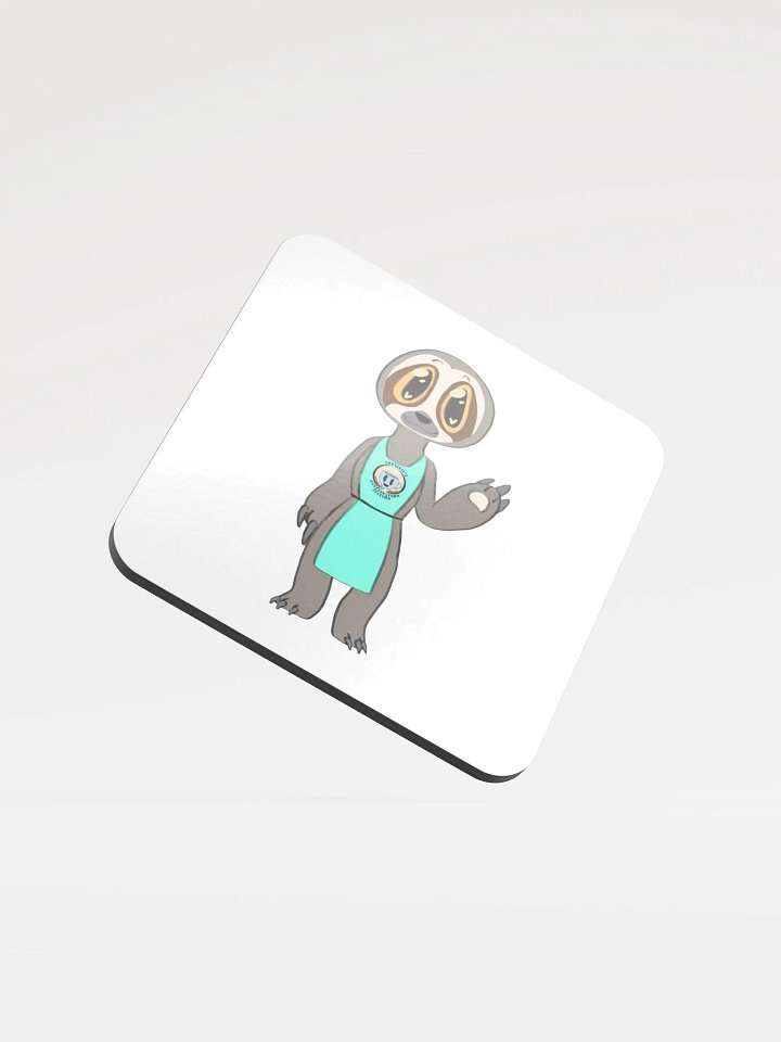 Bean Glossed Cork Coaster product image (1)