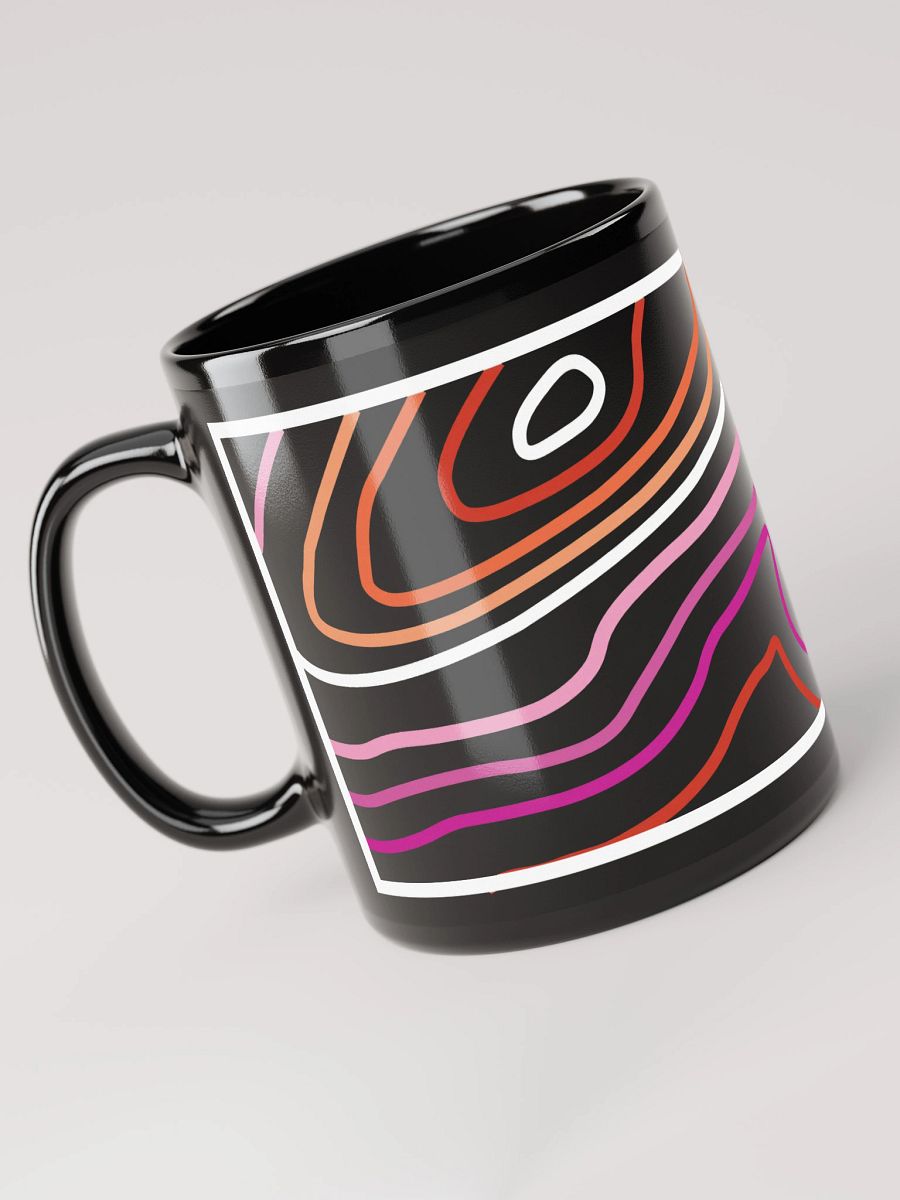 Topographic Pride Lesbian Mug product image (6)