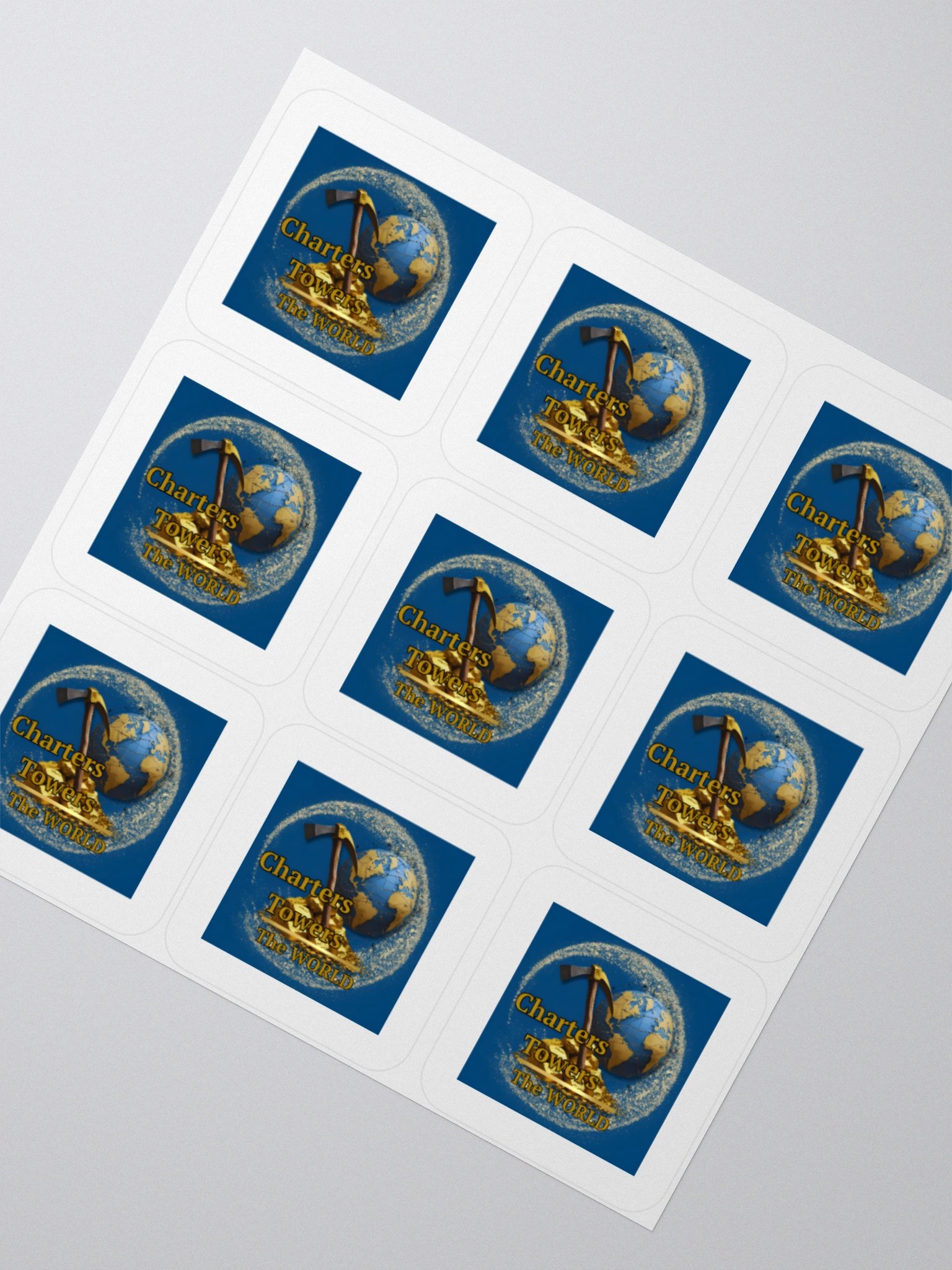 Charters Towers The World Version Two Stickers product image (2)