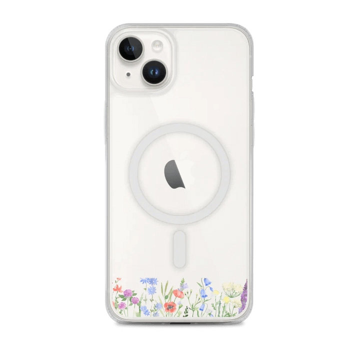 Floral Field iPhone® MagSafe® Clear Case product image (1)