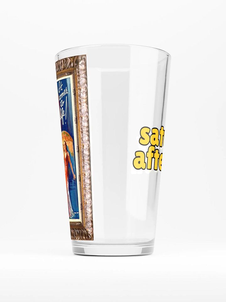 saturday afternoon pint glass: all wrapped up product image (2)