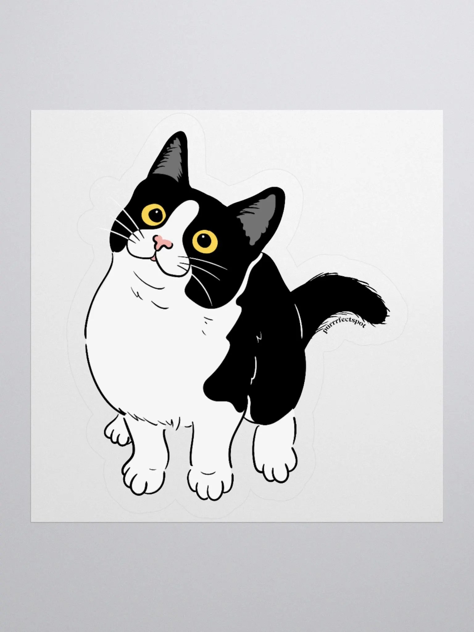 Enchanting Feline Gaze Sticker Set product image (2)