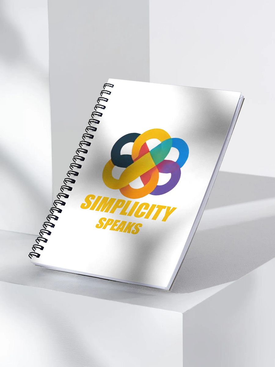 Simplicity Speaks Spiral Notebook product image (3)