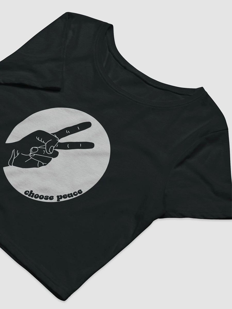 Choose Peace Crop T-Shirt product image (9)