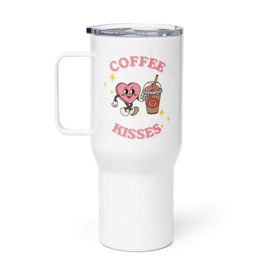 Coffee & Kisses Travel Mug product image (4)
