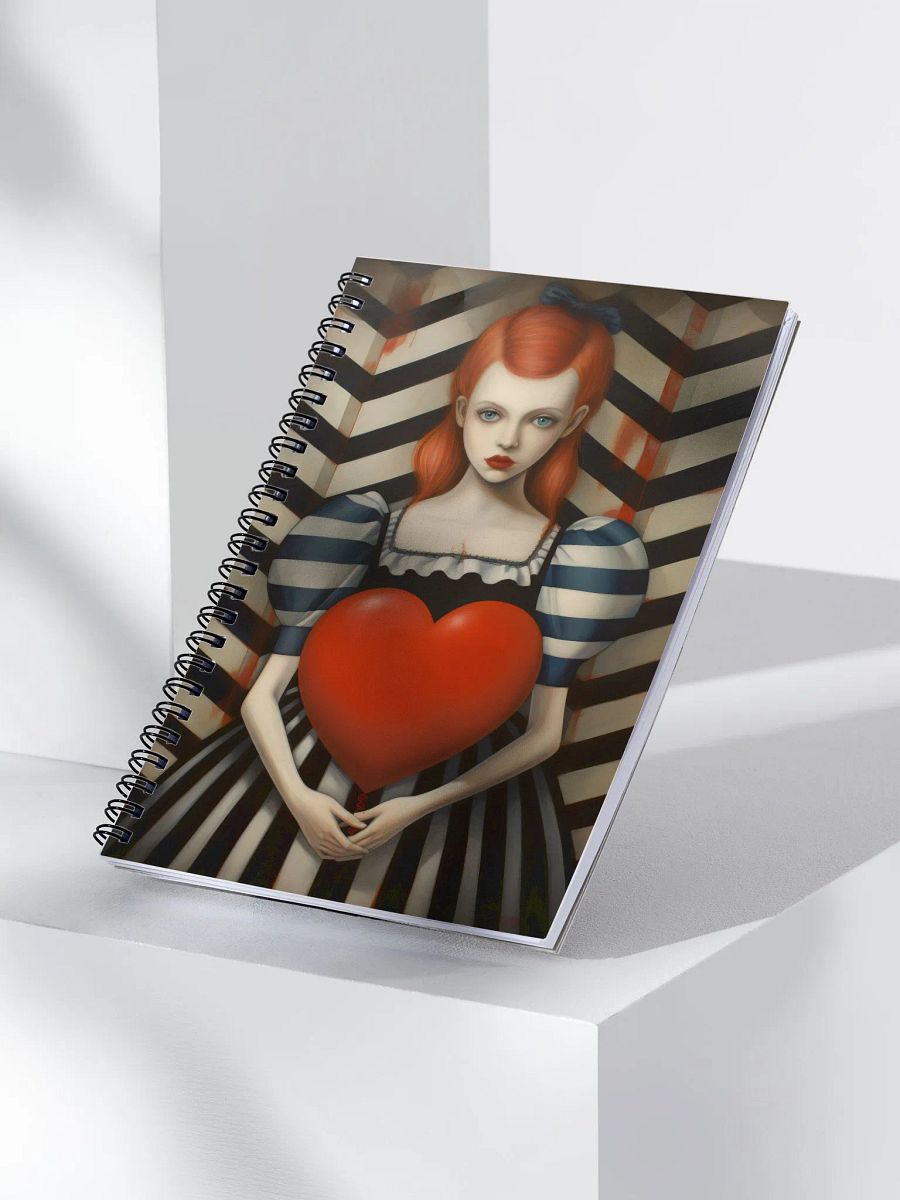 Gothic Heart Spiral Notebook product image (3)