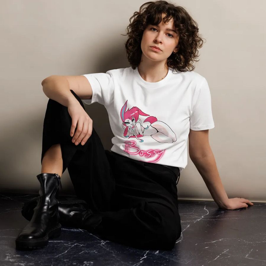 SylvyBoss Bossy Tee White product image (10)