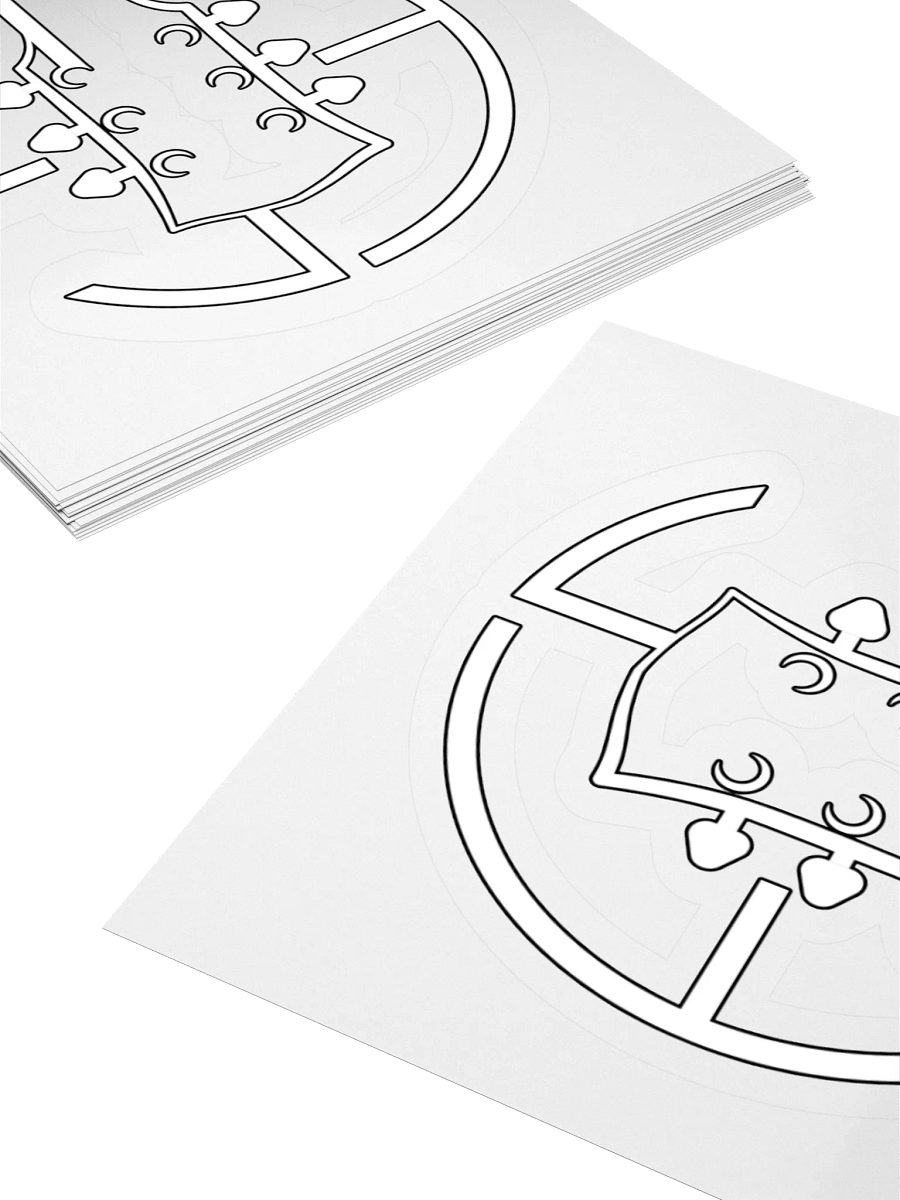 Logo Sticker - White product image (12)