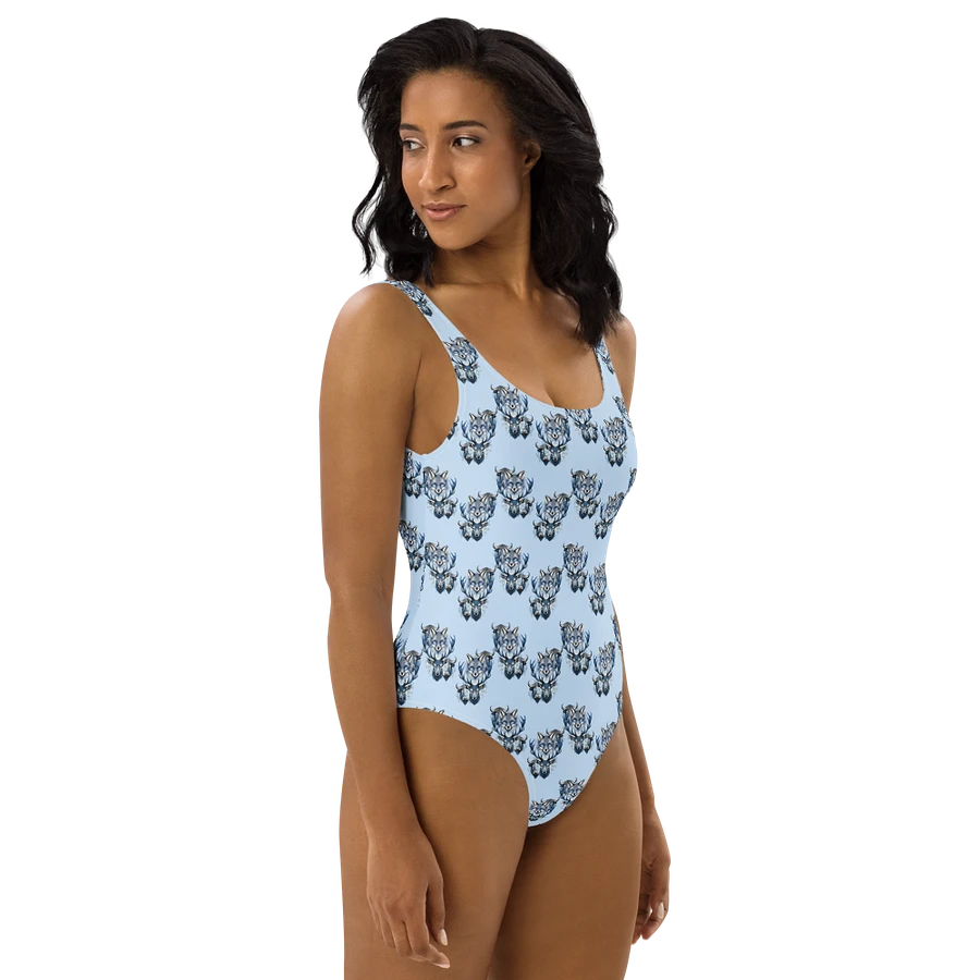 Vixen, Stag, and Bulls In Blue one-piece women's swimsuit product image (31)