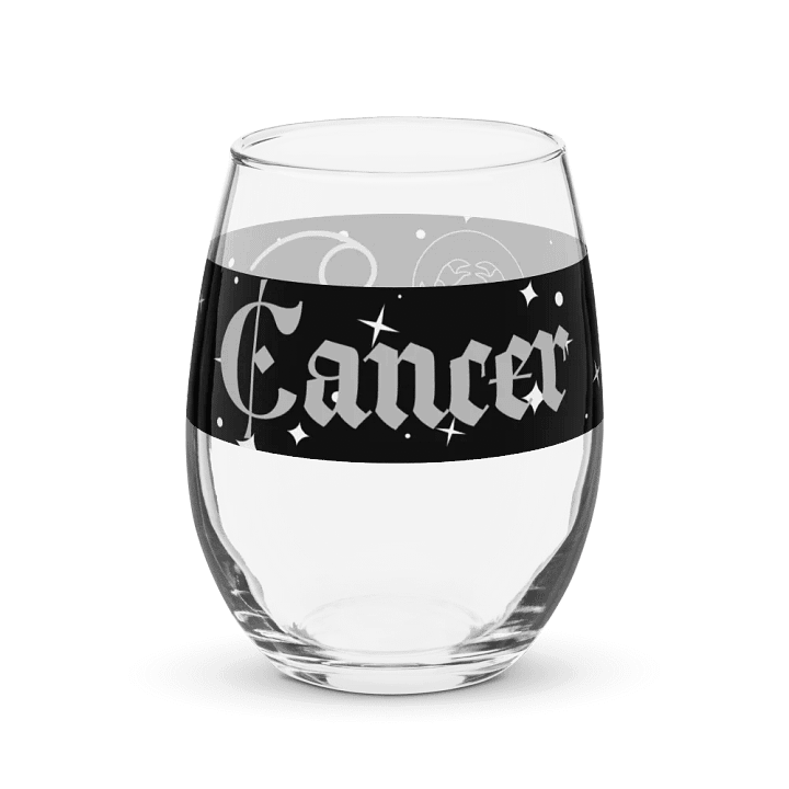 Celestial Cancer Stemless Wine Glass product image (1)