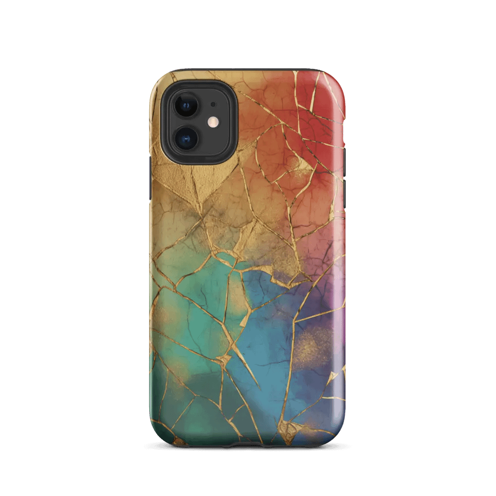 Rainbow Kintsugi Tough iPhone Case product image (47)