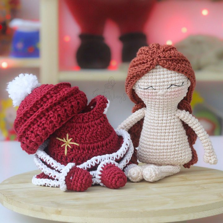Cuqui Navideña Patrón de Muñeca Amigurumi (Descarga Digital) product image (2)