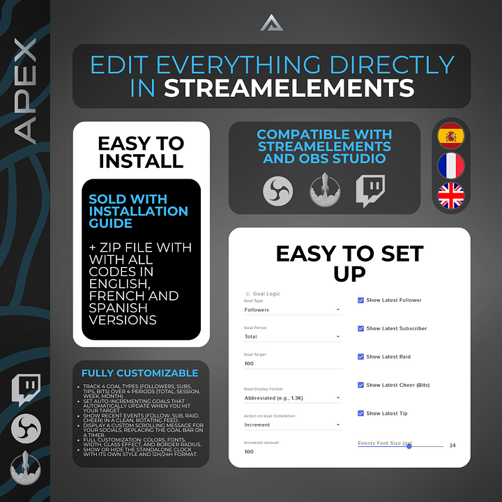 Twitch Widget Info Bar 2 product image (2)
