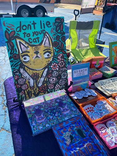 Why you always lion??? Out here at 555 Monroe til 9pm with Gather GR! You can bring your dog!!! Xoxo #art #artists #itshot