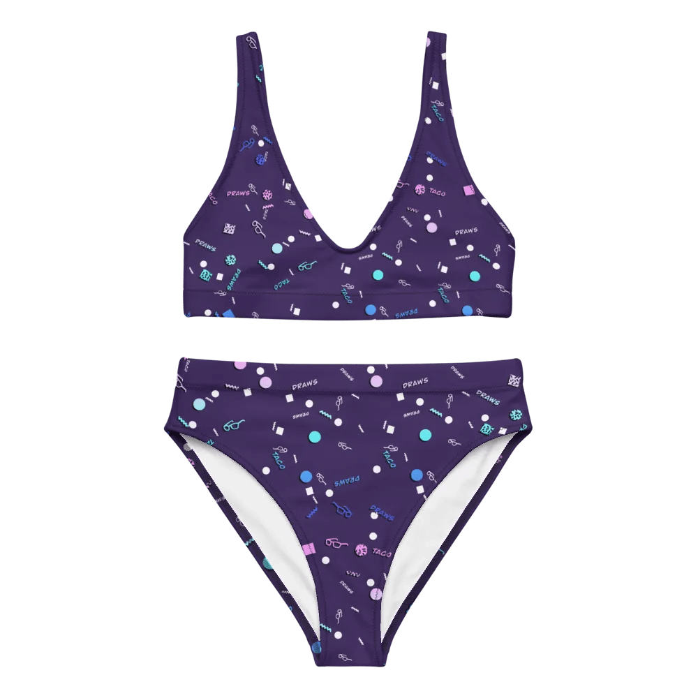 TacoDraws Retro Pattern Bikini product image (2)