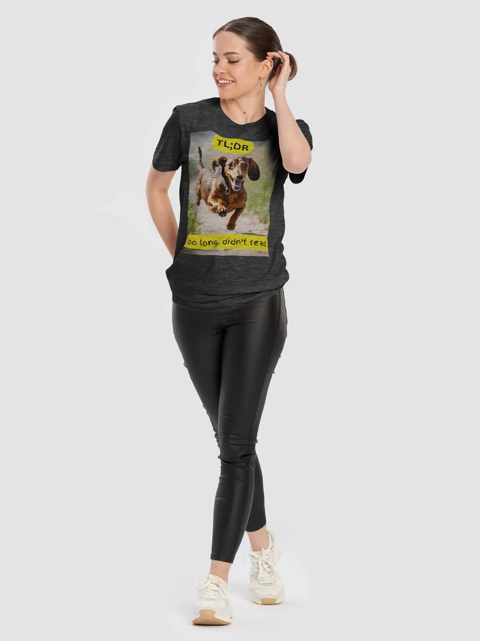 Speedy Dachshund TL;DR T-Shirt product image (19)