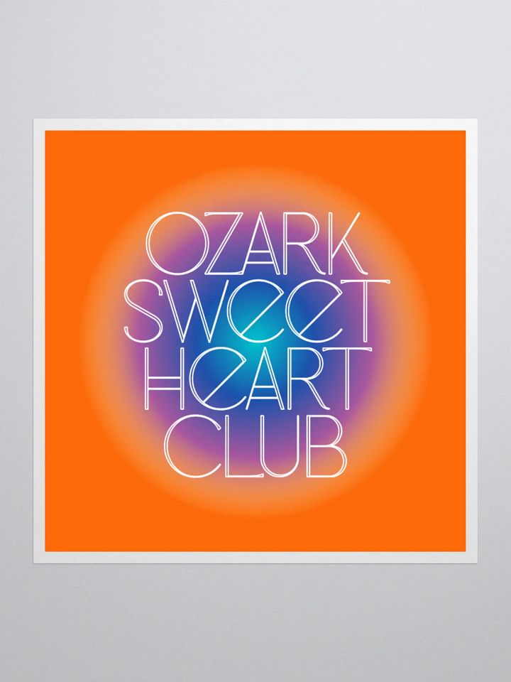 Ozark Sweet Heart Club Kiss Cut Stickers product image (2)
