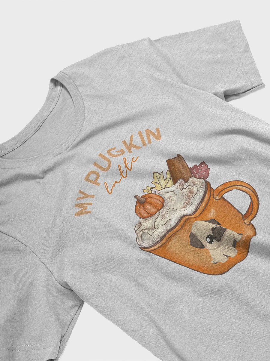 Pug Pumpkin Latte Funny T-shirt product image (8)