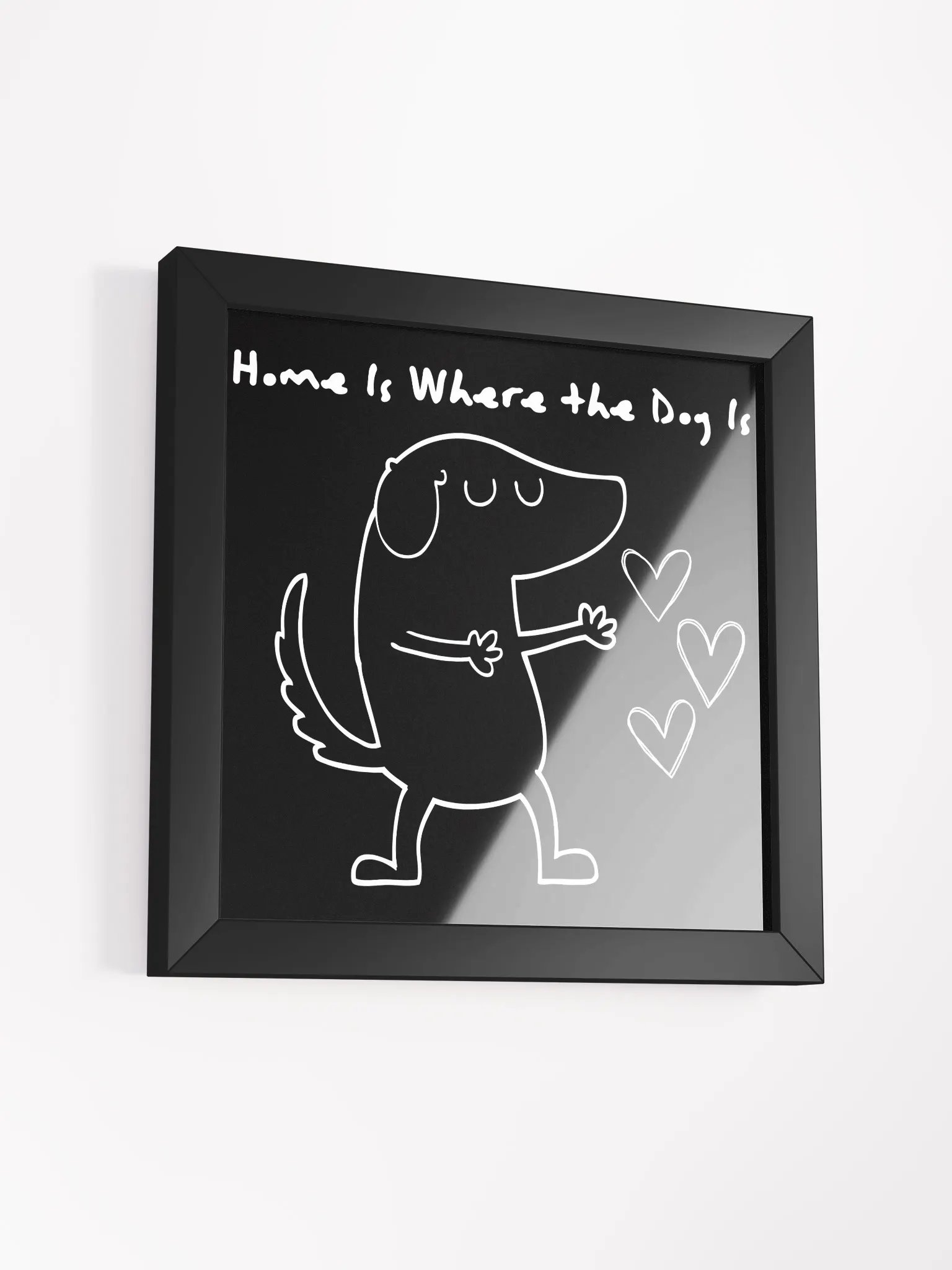 "Home Is Where the Dog Is Canvas Art" product image (13)