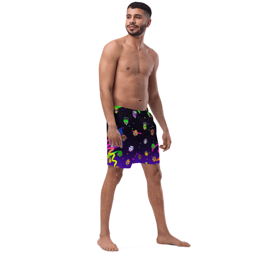 Horror Icons Swim Trunks product image (7)