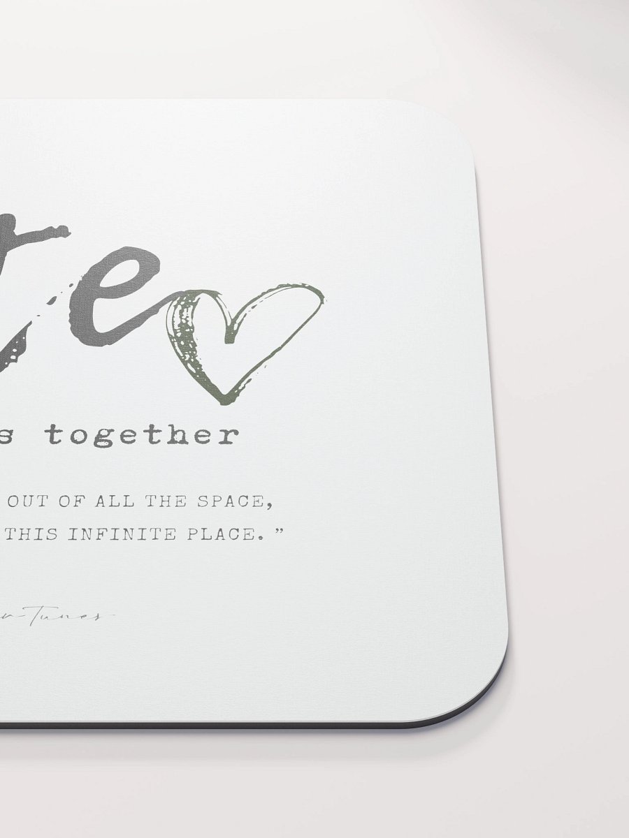 FATE BROUGHT US TOGETHER - Song Title and Lyric Soft Mouse Pad product image (5)