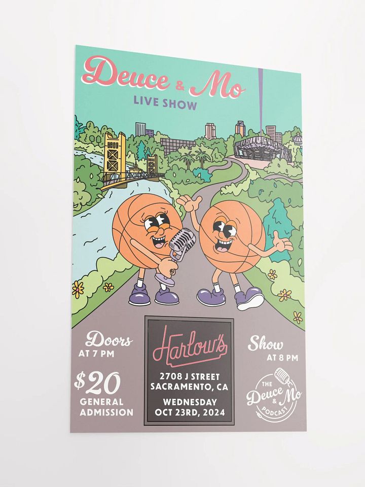 Deuce & Mo LIVE Show Poster product image (2)