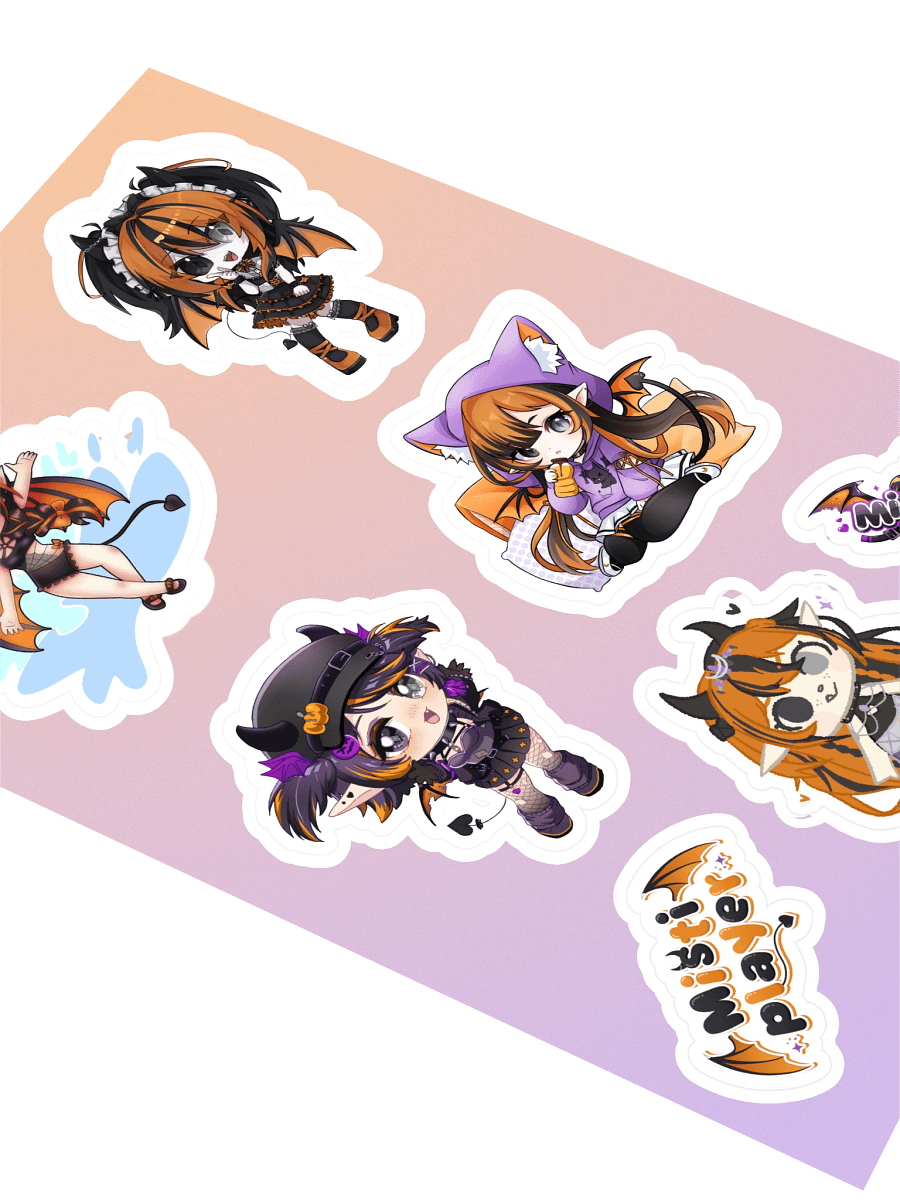 2nd Anniversary ALL OUTFITS - Sticker sheet product image (2)