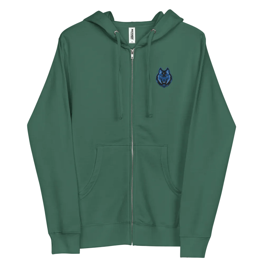Mystic Wolf Fleece Zip-Up Hoodie product image (5)