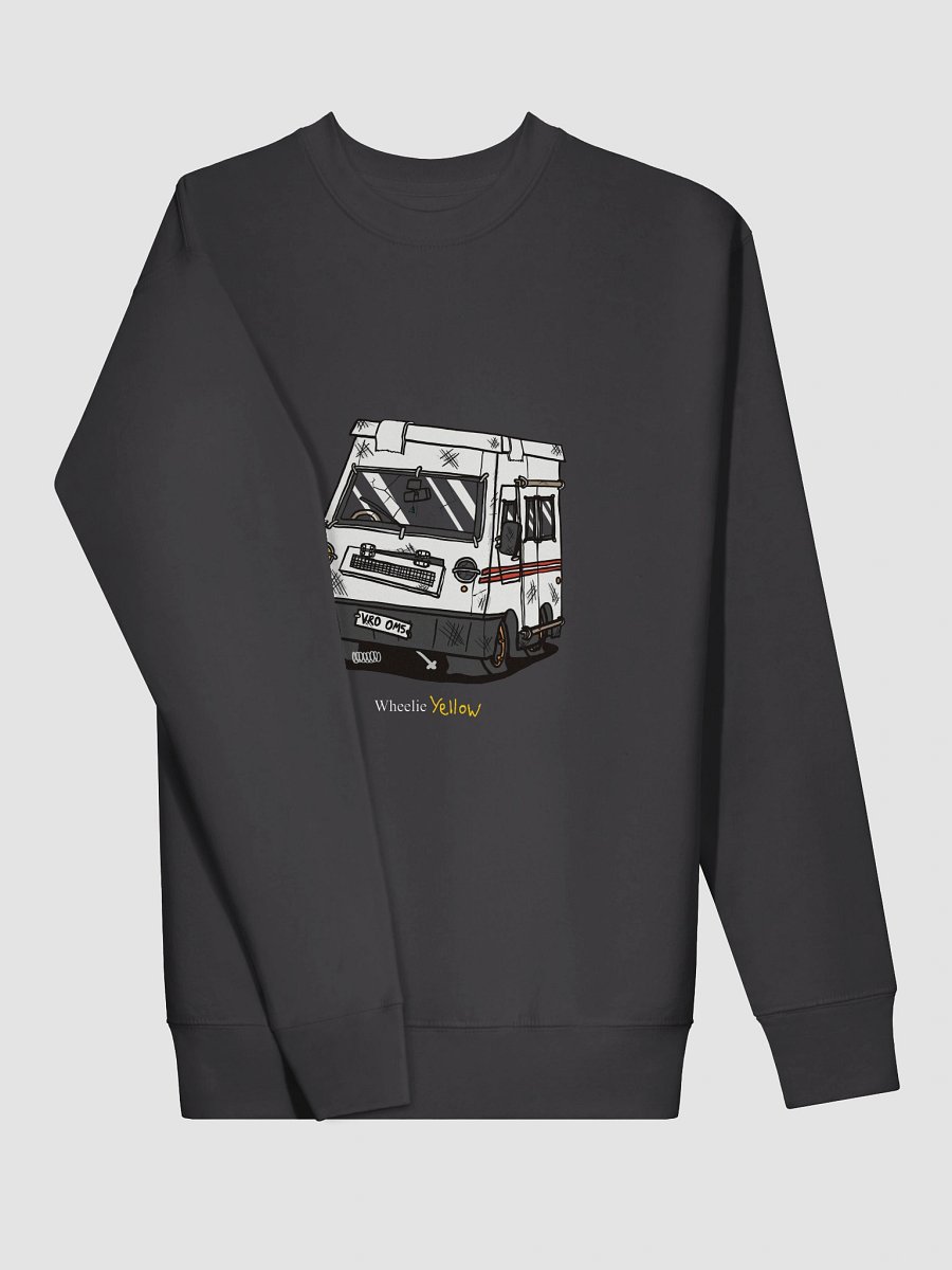 A not-ok Wheelie Yellow sweatshirt! product image (17)