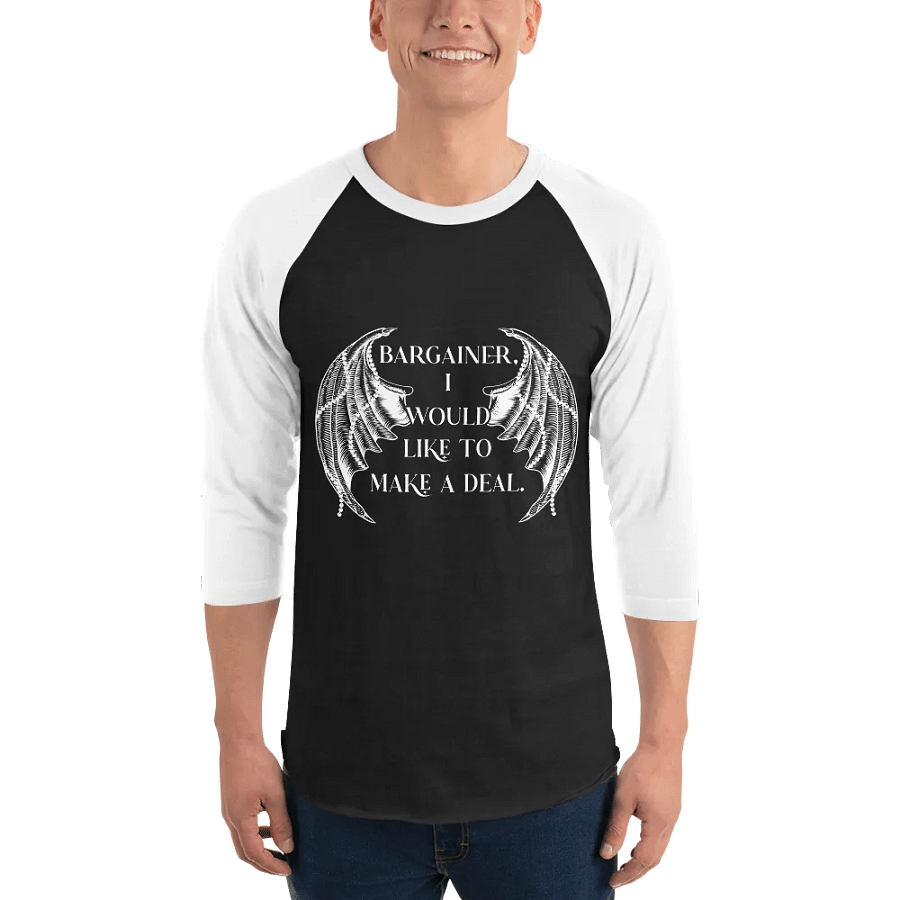Bargainer Calling Card Fine Jersey Raglan Tee product image (4)