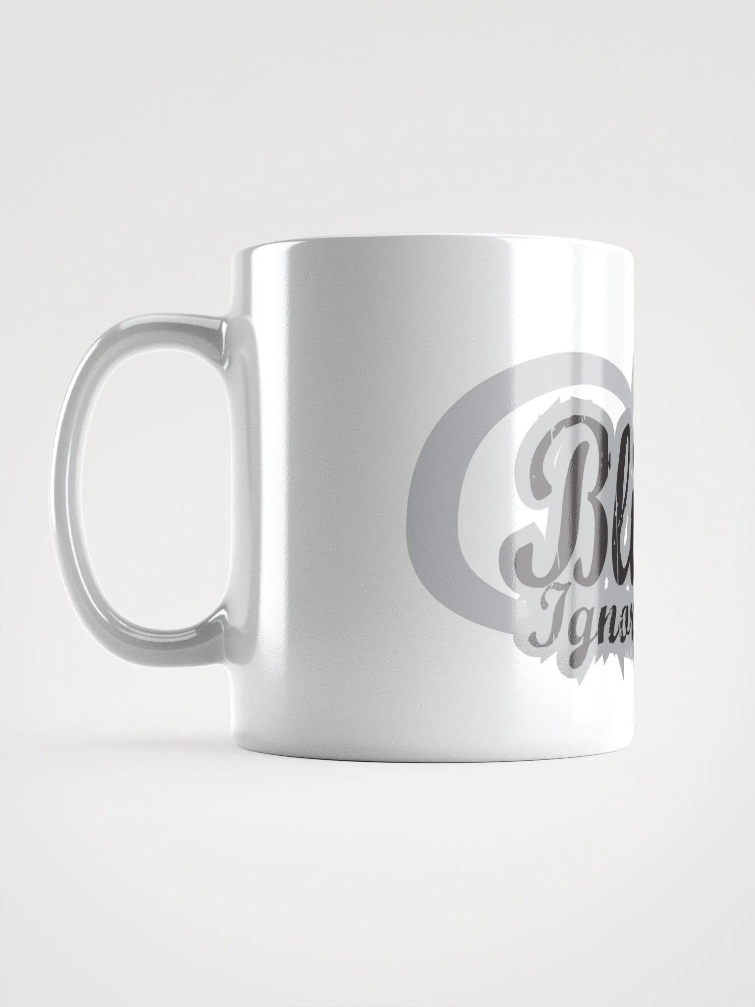 Blissful Ignorance - GREY | White Glossy Mug product image (4)