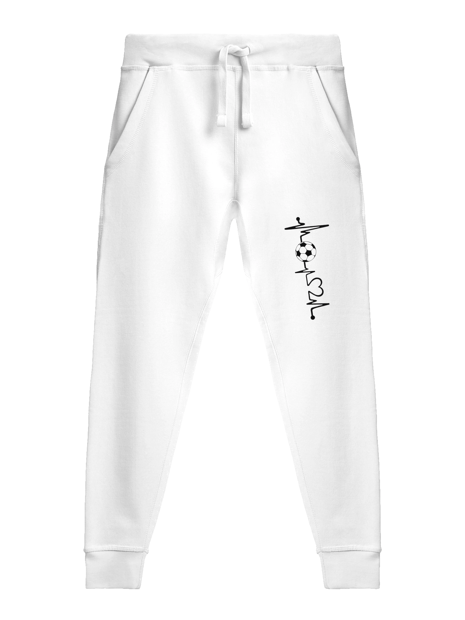 Soccer Heartbeat Graphic Lane Seven Fleece Joggers product image (5)