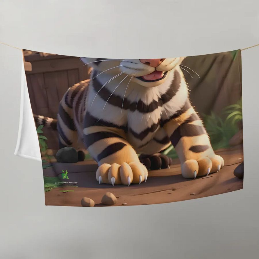 Endangered Species - Mexico - Ocelot Throw Blanket product image (10)