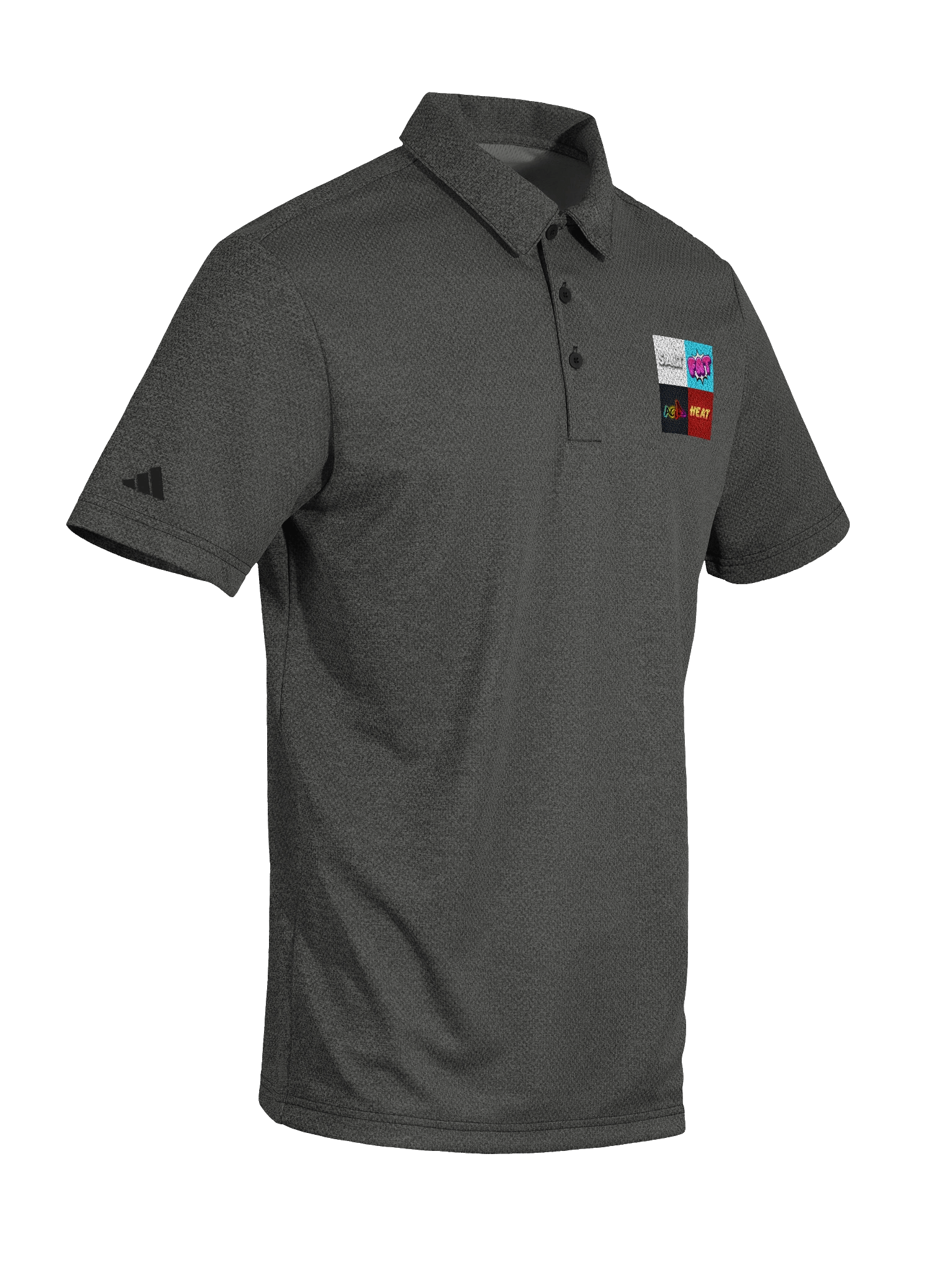 Salt Fat Acid Heat - Adidas Space-Dyed Polo Shirt product image (6)