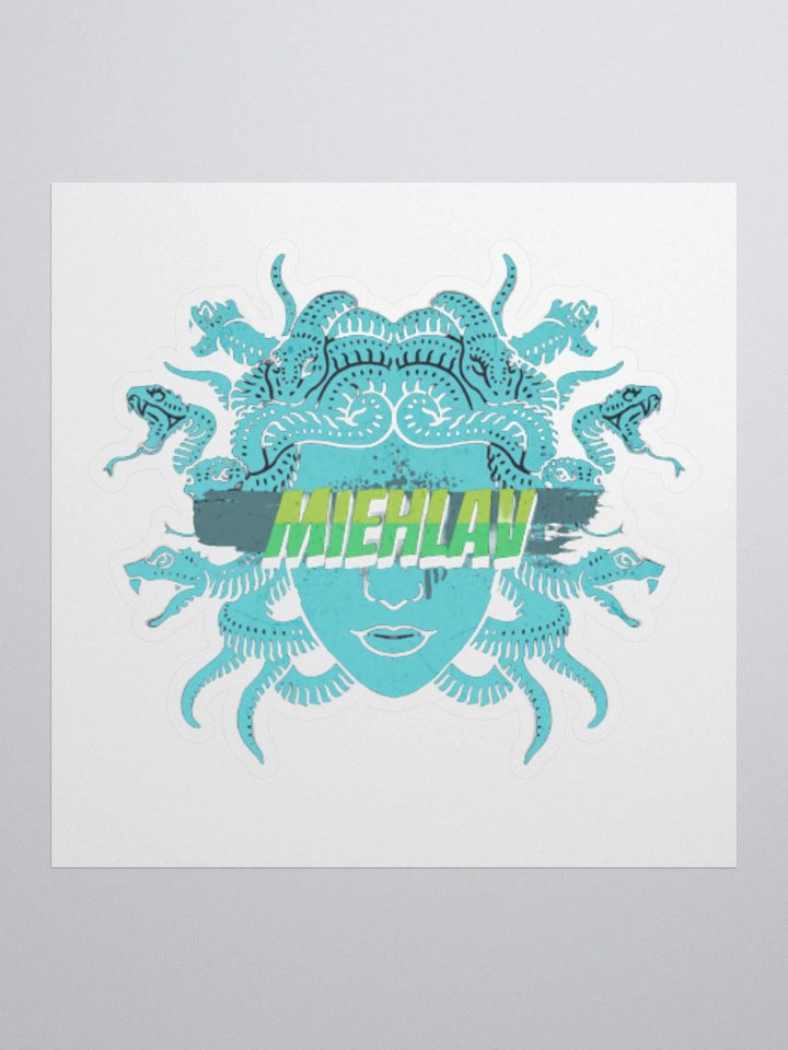 Blue Medusa Stickers product image (1)
