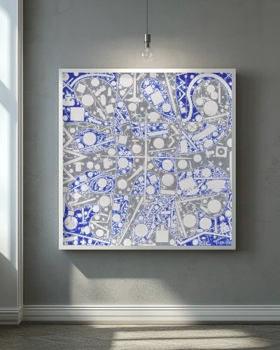 Cartoon Crankshaft (2011) on canvas (36" x 36") product image (4)