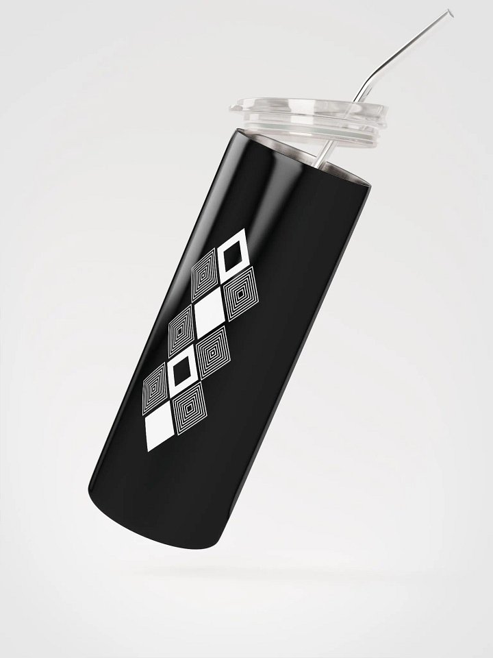 Black and white triangle design Stainless Steel Tumbler product image (2)