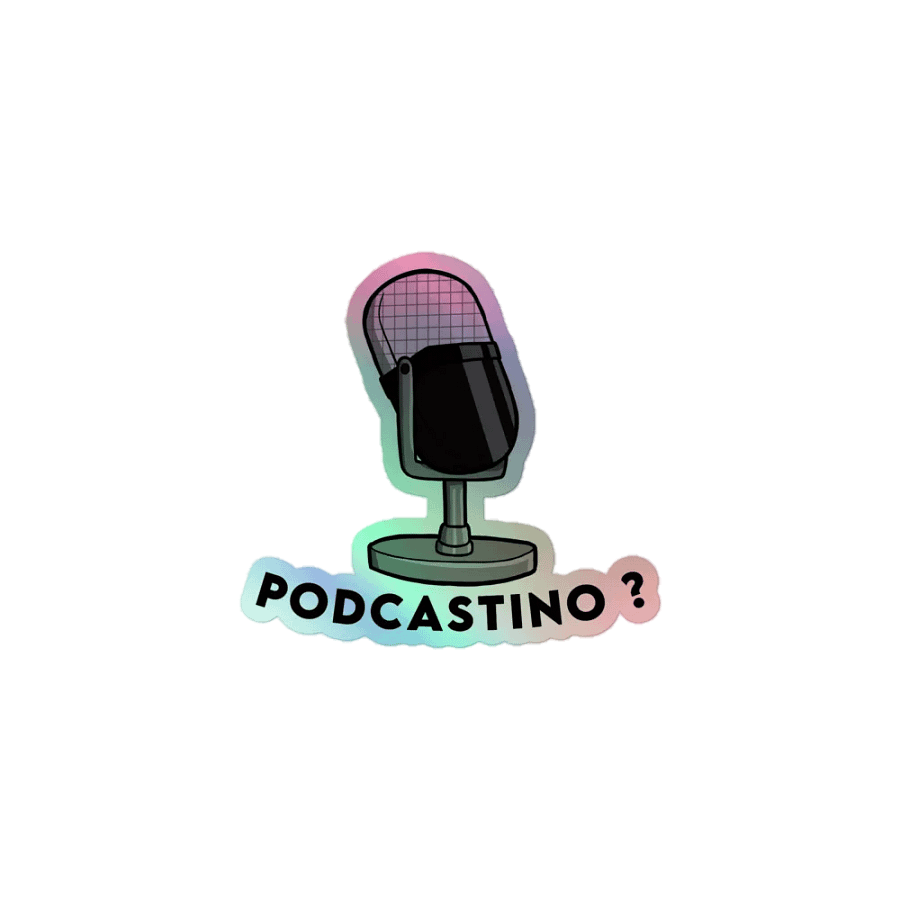 Podcastino - Sticker Olografico product image (1)