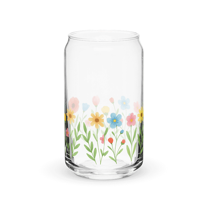 Floral Fantasy Can-Shaped Glass product image (2)