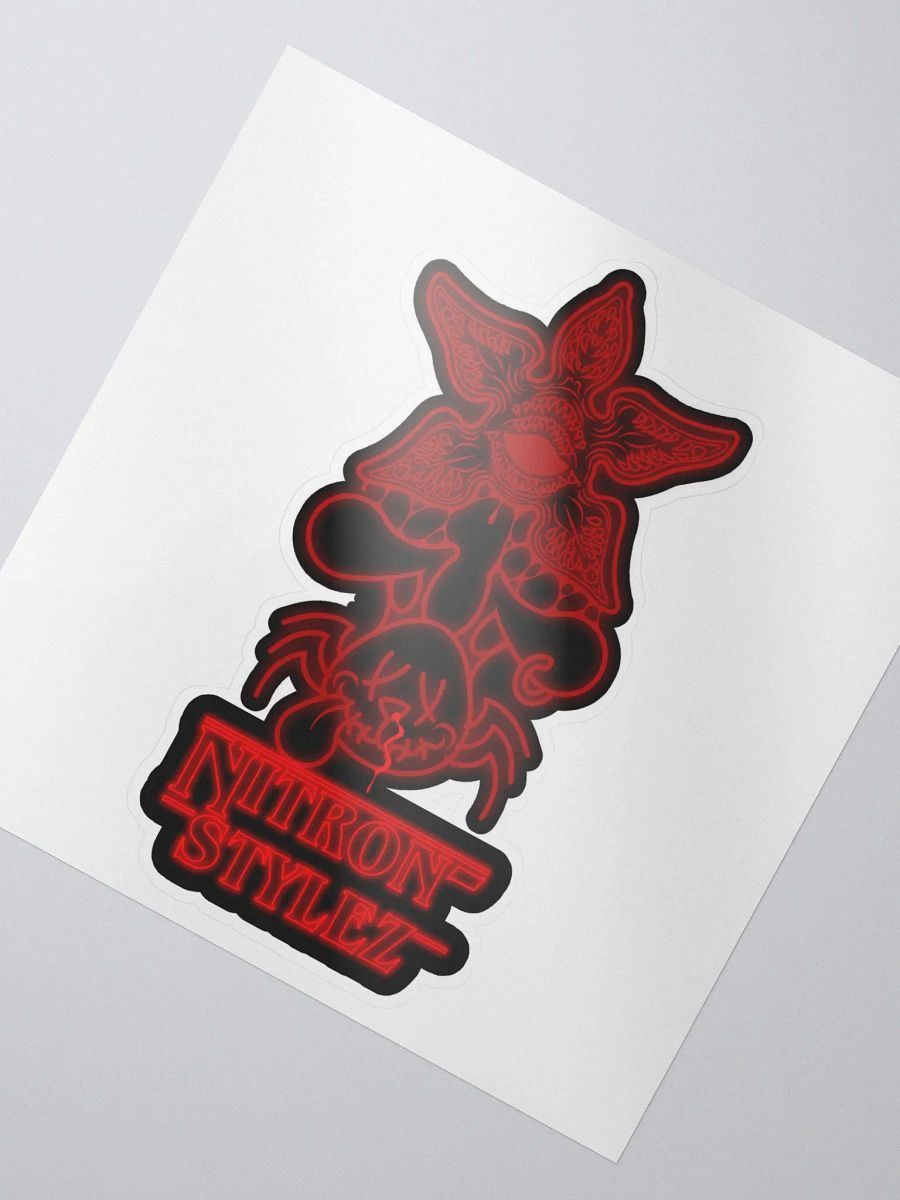 Weirder Stuff Collection - Neon Red Kiss Cut Sticker product image (2)
