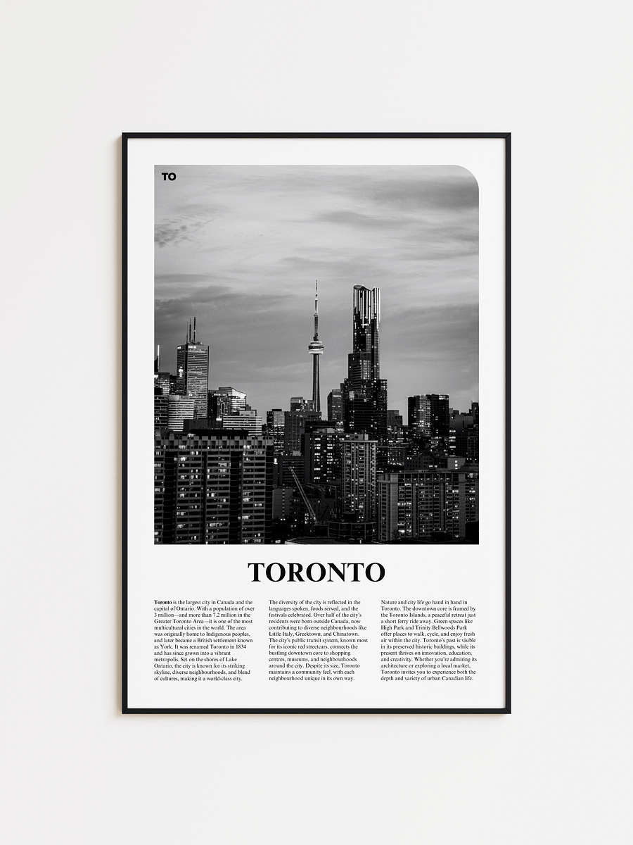 Toronto 03 Newspaper Poster product image (1)