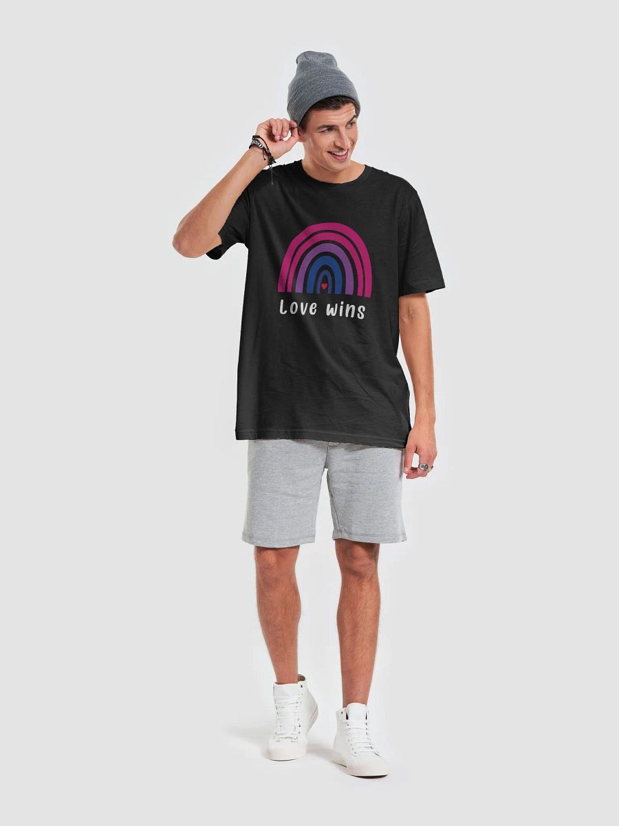 Love Wins LGBTQ Bisexual Pride Rainbow T-Shirt product image (5)