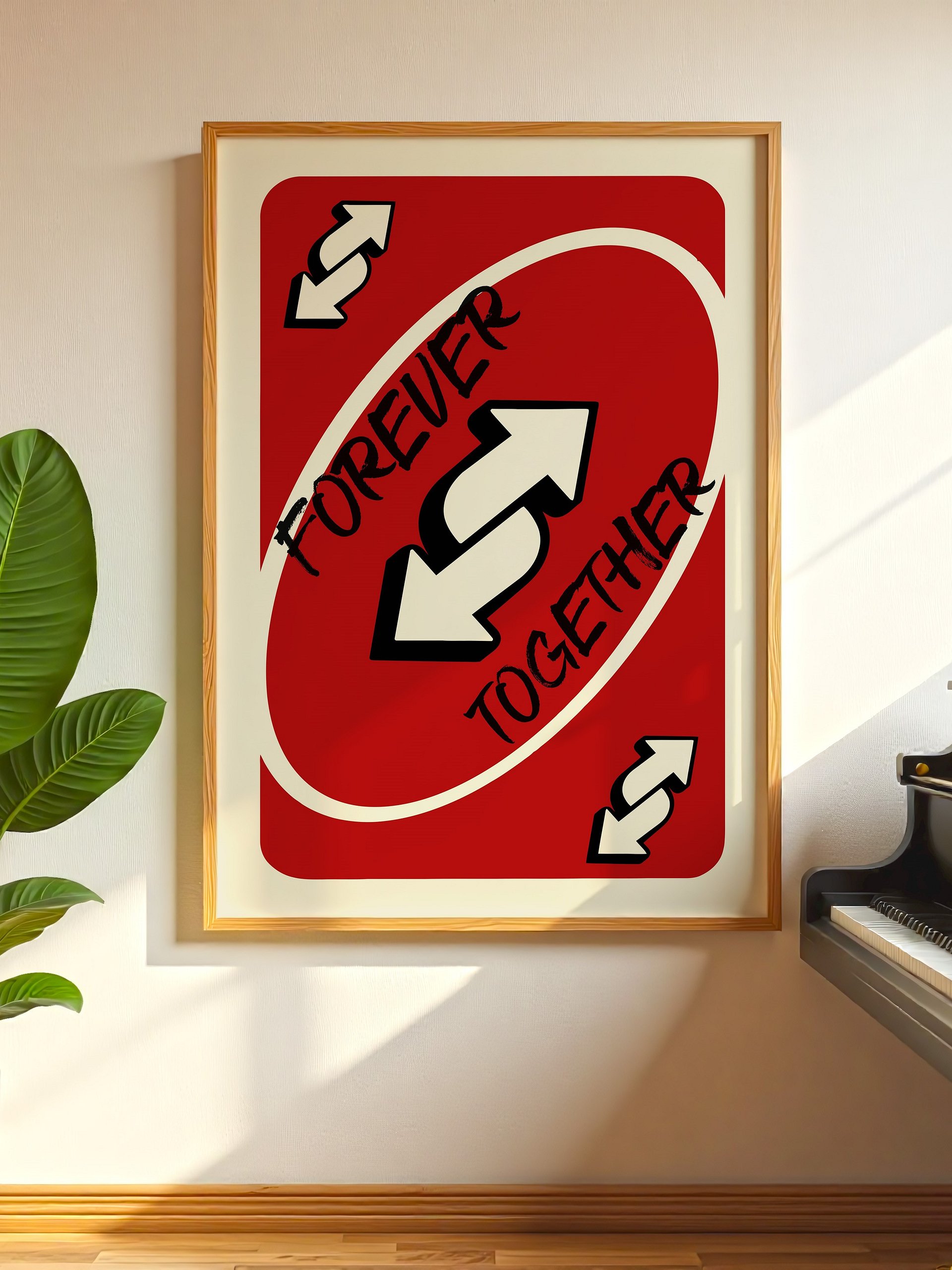 Forever Together Wall Art Red product image (5)