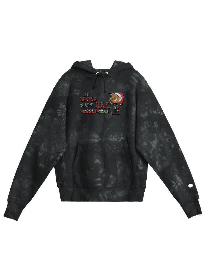Tie-dye Broke-mas Hoodie product image (1)